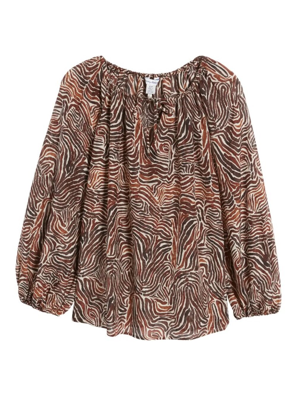 Tommy Bahama Zebra print top XL - BRAND NEW